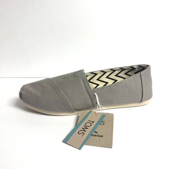 Toms Shoes - Toms Womens Alpargata Slip On Gray Size 9.5 M